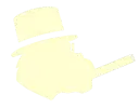 Logo. Monkey smoking a cigar and wearing a top hat.
